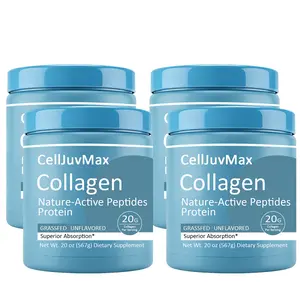 Grass-Fed Collagen Powder for Hair, Skin & Nails | Advanced Formula with 18 Amino Acids for Superior Absorption | 20oz Protein Supplement for Daily Nutrition | Smooth Mixing