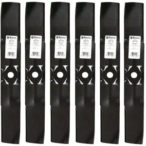 6 Blades Replacement for John Deere ZTrak Z445 Z425 Z435 Replace M143520 54" C Deck Mower