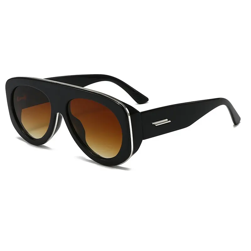 Retro Oversized Aviator Sunglasses for Women Men 70s Style  display picture 1