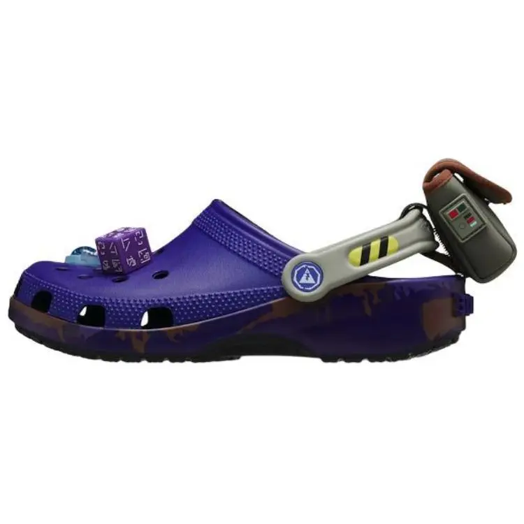 Fortnite x Classic Comfy Clog Shoe, Collaborative Sports Footwear 'Battle Bus'
