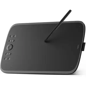 Upgrade M908 10x6.25Drawing Tablet,Graphics Tablet with 8 Hot  & Scroll Wheel, Free Stylus of 16K Levels  Sensitivity Drawing Pad Compatible with Windows//Android Art Tablet