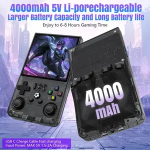 R36max Portable Retro Game Console, 64GB Memory, IPS Screen, Large Capacity Battery, Dual Joystick, Long Lasting, HD Display, Handheld Gaming Console