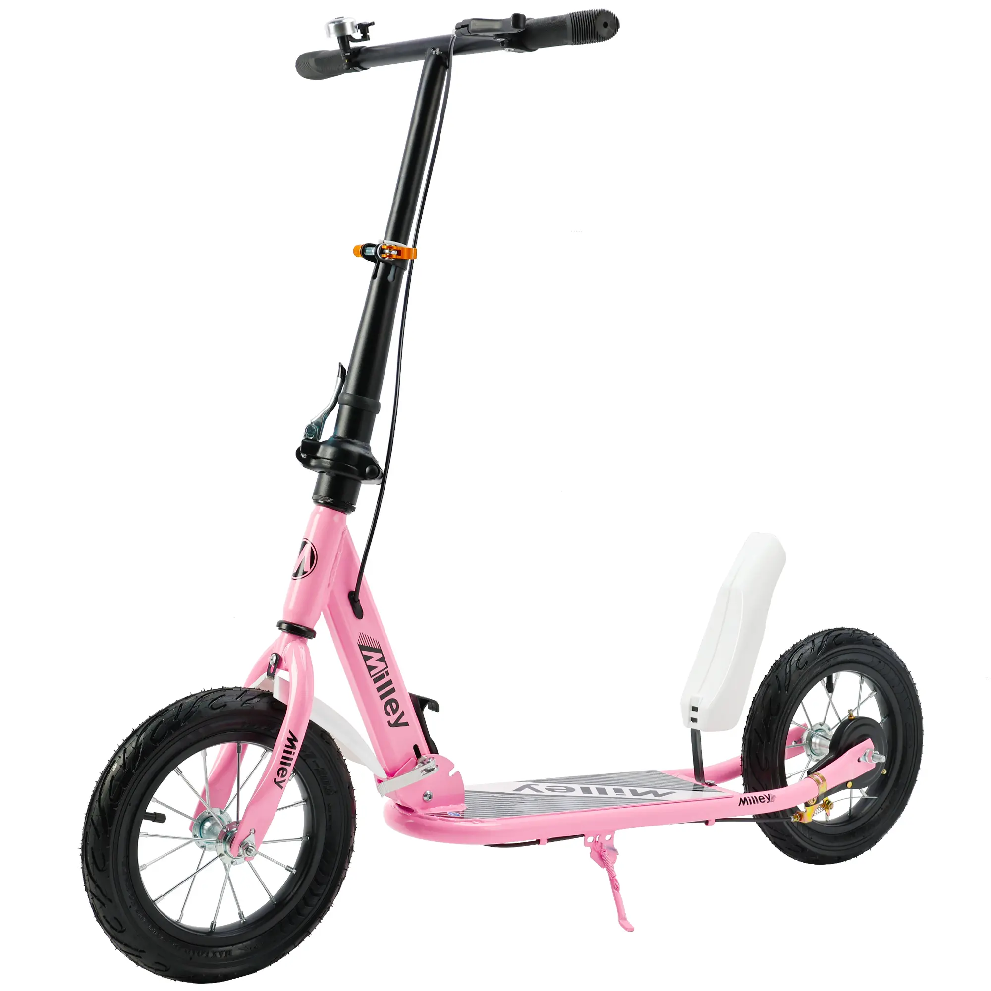 12" Foldable Commuter Scooter for Adults - Shock-Absorbing, Air-Filled Tires for Smooth Rides