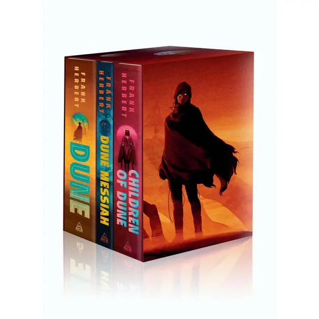 Frank Herbert's Dune Saga Books 1-3 Deluxe Hardcover Boxed Set: Dune, Dune Messiah, and Children of Dune -- Frank Herbert - Hardcover