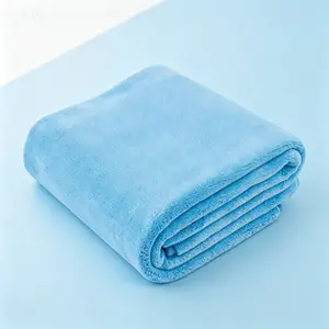 Amazing Super Absorbent Microfiber Car Drying Towel, Scratch-Free, Streak-Free, Lint-Free, 36"L x 25"W, Blue, High-Performance Detailing Cloth, Quick-Dry, Buffing Towel for Cars, Soft Microfiber for Waterless Wash, Safe for Car Paint, Non-Abrasive, Multip