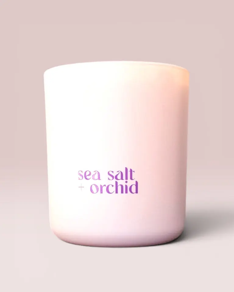 Sea Salt + Orchid | 9 oz Double-Wick Candle