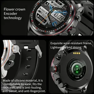 2-In-1 Smart Watch Featuring Wireless Earbuds for Men |   1.53-Inch HD Display, Make/Receive Calls, Built-In Speaker, Recording Function, Sports Fitness Tracker, Compatible with Ios & Android - Perfect Gifts for Boyfriend And Father