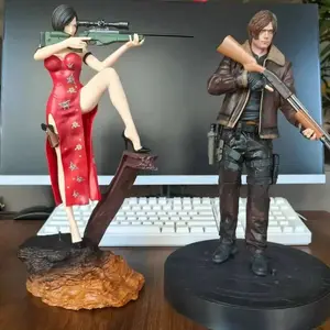 33cm Evil Leon S. Resident Kennedy GK PVC Action Figure Biohazard Game Leon Anime Figure Statue Model Toys Collection Doll Gift