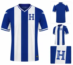 Custom Blue & White Football Jersey – Personalized Name & Number Soccer Shirt | Breathable Unisex Sports Jersey