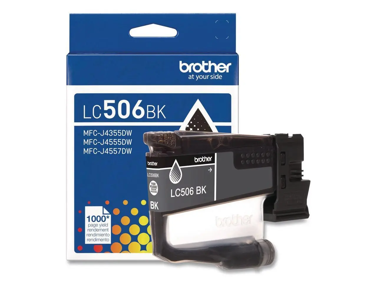 Brother Genuine LC506BK Standard Yield Black Ink Cartridge