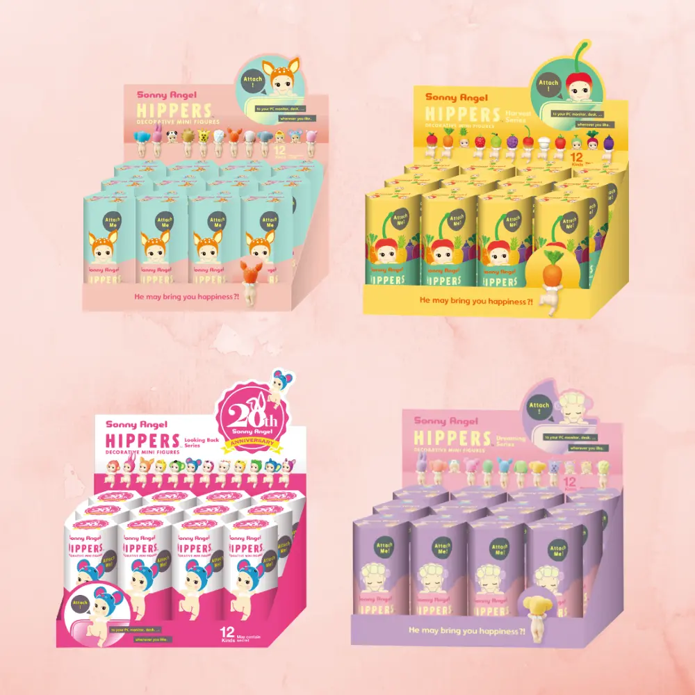 Sonny Angel HIPPERS Collection | Animal, Fruit, Dreaming, Looking Back, Flower, Dinosaur Hippers Blind Box Figure