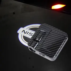 2pcs For Nissan LED Car Door Welcome Logo Light LED Lamp for Nissan Teana Altima Coupe Sedan MAXIMA AMADAR TITAN QUEST Quest Armada