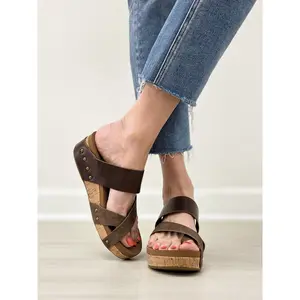 Pierre Dumas Tricia-3 Sandals in Brown