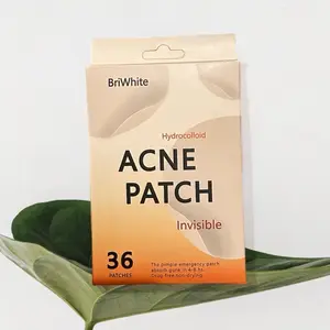Acne Patch Invisible 100%-Hydrocolloid for Blemishes, Zits & Breakouts - 36 Counts 2 Sizes - Facial Skincare Treatment for 4-8 Hours Results