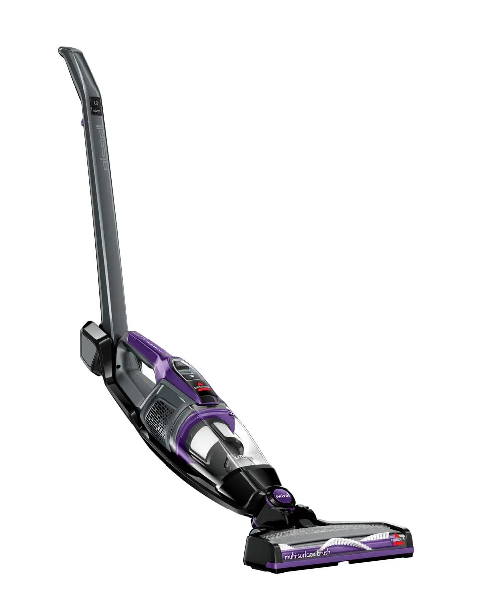 BISSELL PowerLifter Ion Pet Cordless Stick Vacuum, Carpet, Area Rugs, Hard Floor, Upholstery, 2 Way Fold Handle, Freestanding, Removeable Hand Vac, 3191, Purple