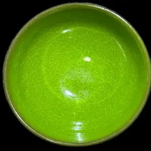 Jianzhan cup Chinese tea cup Broken Ice Flower Cup (Green)