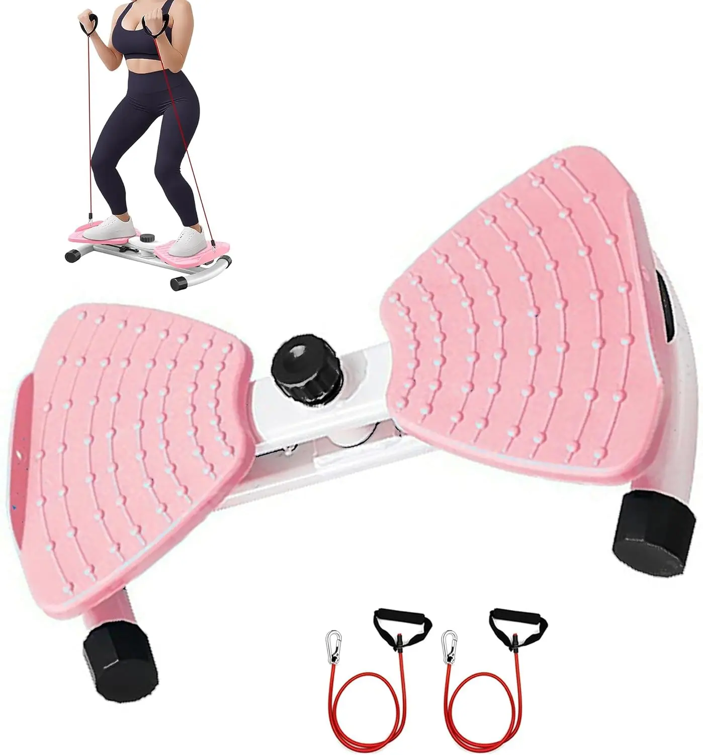Waist Twister Machine Exercise, 326 lbs Ab Twister Board for Exercise, Home Gym,  Noiseless Workout Equipment for Women & Men - Twist Exercise Machine