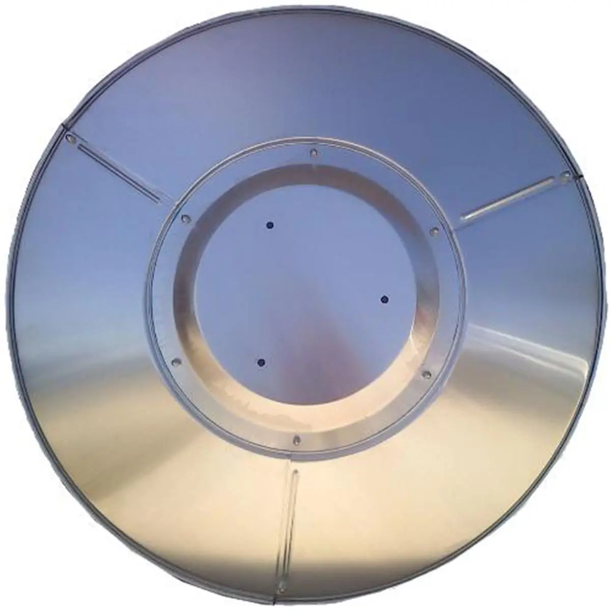AZ Patio Heaters 33-in Reflective Steel Reflector Shield, 4-Piece Replacement Kit for Outdoor Heating with a 3-Hole Mount