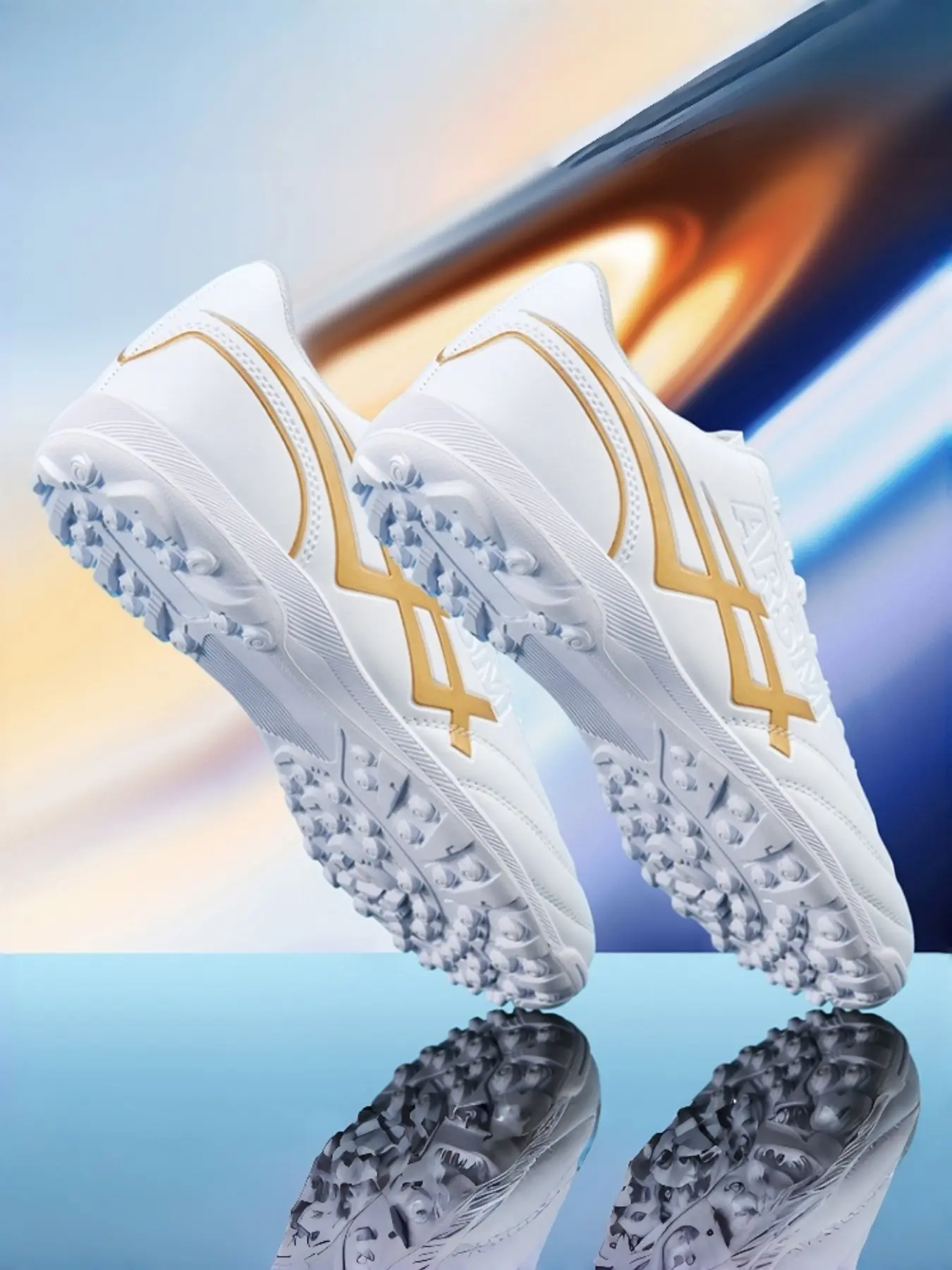 1 Pair Unisex Low-Top Turf Soccer Cleats | Lightweight | Durable | Trendy | Non-Slip Grip | Comfort Fit | High-Grip Upper | Enhanced Control | Stable Support | Ideal for Matches, Training & Artificial Grass Fields