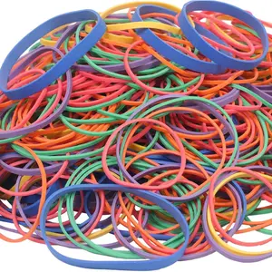 Rubber Bands assorted size multicolor 0.5 lb/227g rubber bands for School  office supplies size#16,size18,size19,size32,size33,size64