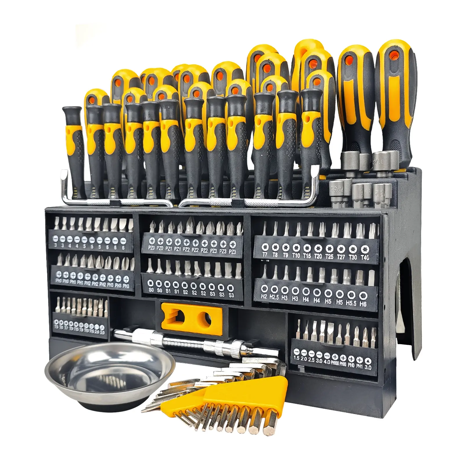 145-in-1 Precision Magnetic Screwdriver Set with Plastic Rack ...