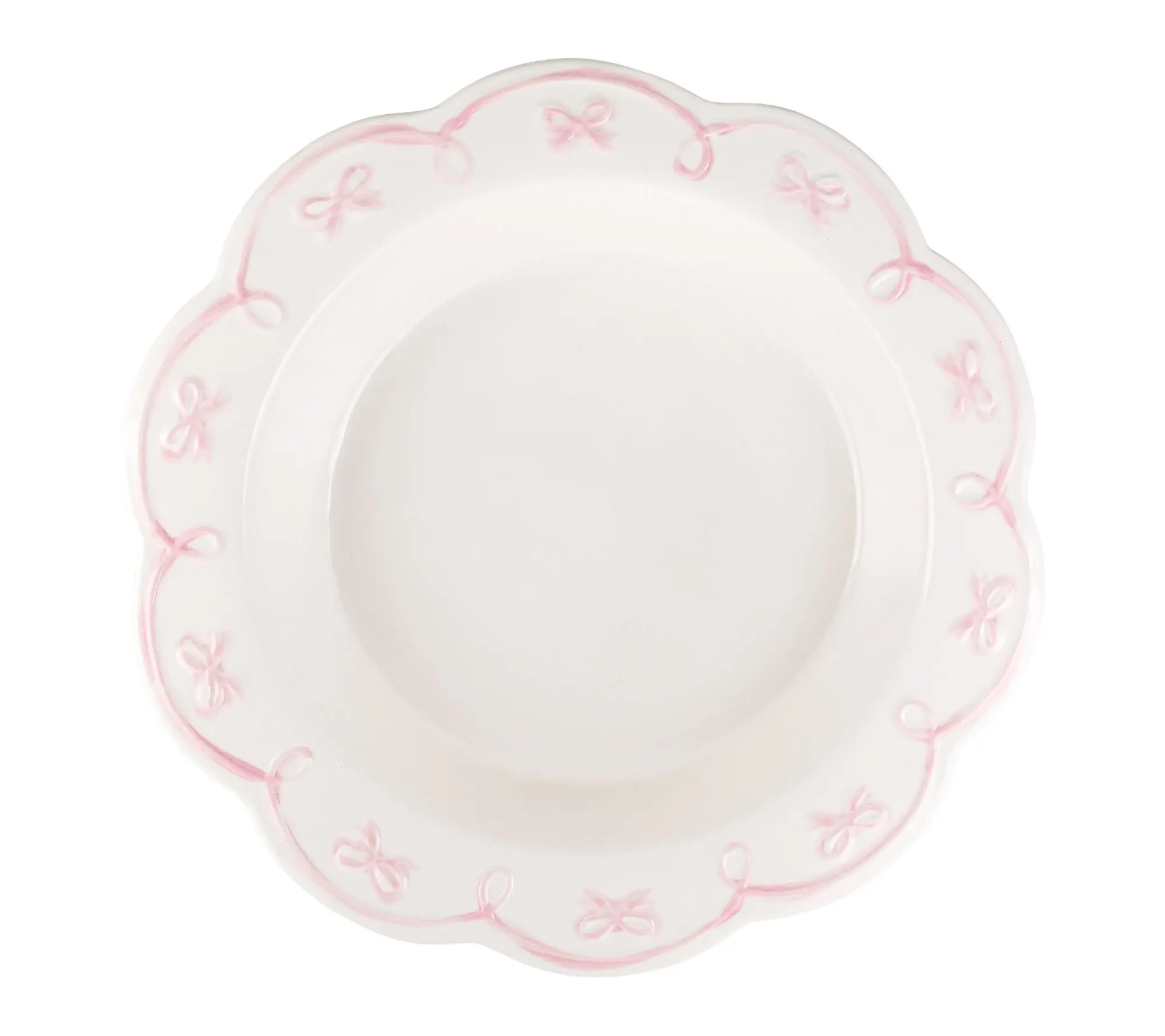 10 Strawberry Street Sweet Ribbon Trim Pie Dish