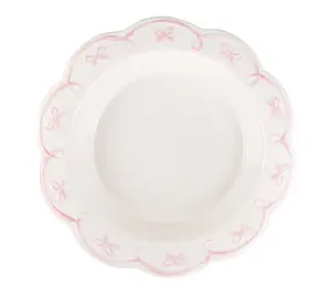 10 Strawberry Street Sweet Ribbon Trim Pie Dish