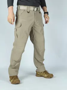 Men's Tactical Casual Trouser Pants Summer Outdoor Quick-Dry Workwear, Multi-Pocket Durable Combat Military Hiking Pants, All-Season Long Pants