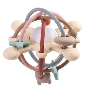 Rattle & Sensory Teether Bed Bell Silicone Montessori Ball Newborn Baby Toys Infants Toddler Children's Kids Gift Development Games 0 12 24 36 Months