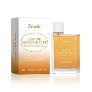 Capture the Radiance Jasmine Perfume Mist with Pistachio & Almond 100ml Fl oz Floral Gourmand Scent for Daily Wear & Special Occasions