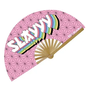 Slay EDM Rave Hand Fan