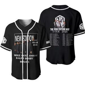 Personalized New Edition Baseball Jersey, The New Edition Way Tour 2026, New Edition NE