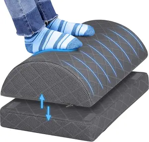 Foot Rest,Desk & Gaming Accessories,Foot Rest for Under Desk at Work,Comfortable Footrest with 2 Adjustable Heights & Removable Cover, Office Desk Accessories