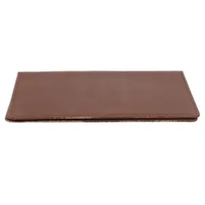 Pre-owned Louis Vuitton Leather Small Leather Goods Brown Taiga ID Card Holder