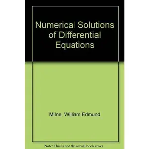USED Book - Numerical Solution of Differential Equations by William Edumund Milne (Paperback) - english