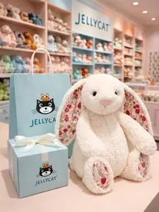Jellycat Blossom Bunny Plush Gift - Soft Cuddly Plush Toy for Gifting - Perfect for Friends and Family - Jellycat Brand