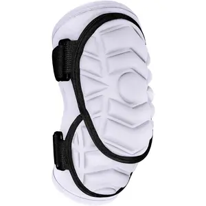 Exxact Sports Defender Plus Softball Elbow Guard Baseball, Batters Baseball Elbow Guard Youth & Adult with Adjustable Straps - (White)