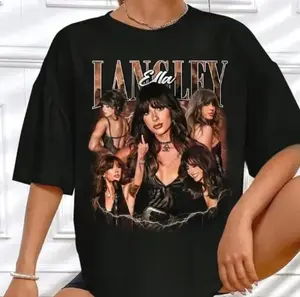 youth & Adult #Ella Langley Bootleg Tee – 90s Retro Country Singer Graphic T-Shirt, Unisex Cotton T-Shirt, Menswear, Womenswear