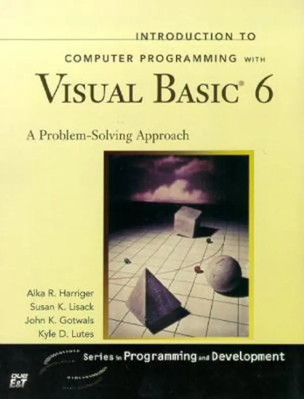 USED Book - Introduction to Computer Programming with Visual Basic 6 [With CD-ROM] by Harriger, Alka R. (Paperback) - english