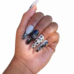 Ouija Acrylic Press On Nails - Set of 10 - Nail Art, Nail Care