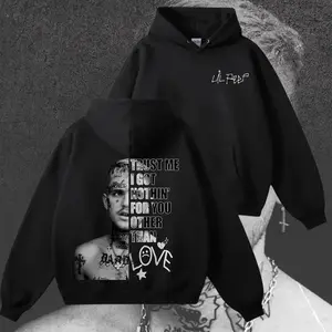 Lil Peep Trust me Hoodie - Hip Hop T-Shirt - Fitted Sweatshirt - Fashion Lil Peep Hoodie - Unisex Winter Fleece Lil Peep Hoodie, Vintage Rap Gift For Fans