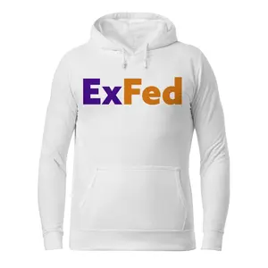 ExFed Parody – FedEx Spoof for Retired Federal Agents – Funny Law Enforcer Unisex Heavy Blend Hoodie