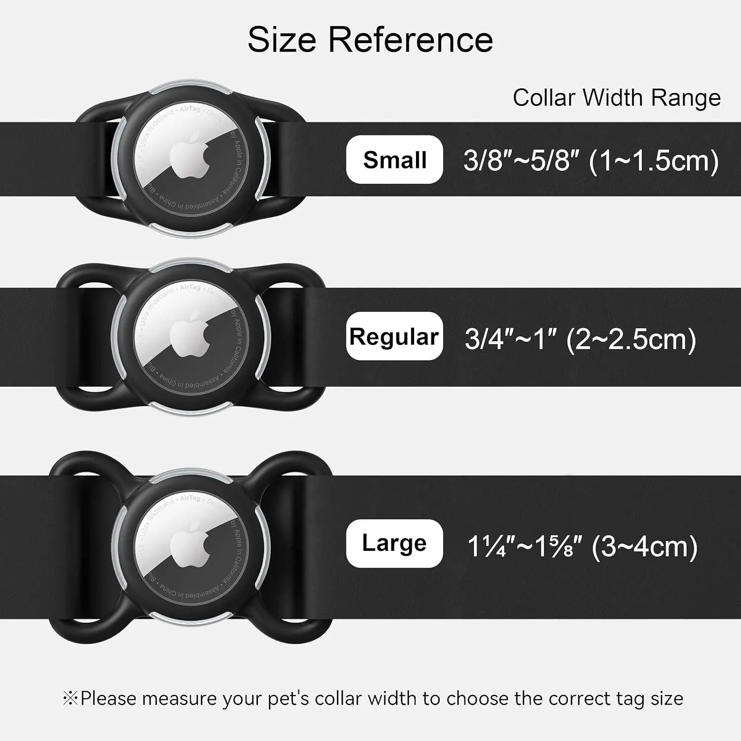 Waterproof Airtag Holder for Dog Collar, Soft Full-Body Protective Airtag Holder for Dog & Cat Collars, Ultra-Durable, Easy Installation, Lightweight Clear Airtag Case (Black, Regular) Waterproof Airtag Holder for Dog Collar, Soft Full-Body Protective Airtag Holder for Dog & Cat Collars, Ultra-Durable, Easy Installation, Lightweight Clear Airtag Case (Black, Regular)