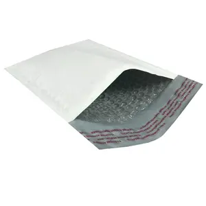 UOFFICE 500 Pack Poly Bubble Mailer Bags 5"x10" #00 Padded Envelopes with 1/8" Bubble Cushioning & Clear Tape Closure