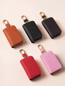Multifunctional Key Organizer, New Fashion Leopard Texture Car Key Case, Universal Fit for All Models, Men's and Women's Mini Key Holder