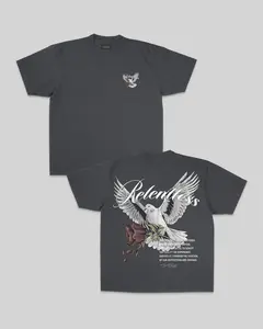Relentless Dove | Oversized Shadow Graphic Tee