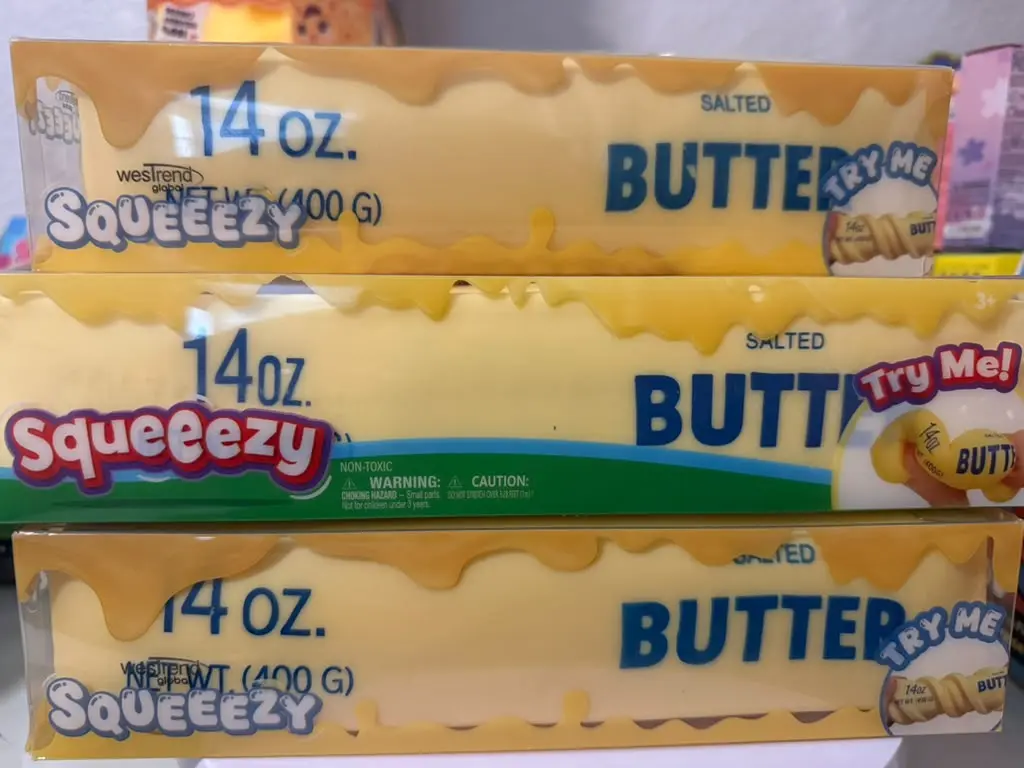 butter squishy - jumbo squeezy - stress relief toys
