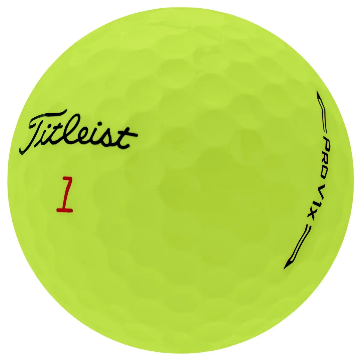 Titleist Pro V1x 2023 Yellow Golf Balls - Pristine - 1 Dozen, Golf Equipment