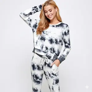 SWEATSHIRTS SET, JOGGER SET - 1013SET Casual Comfort homebodybaddieset Fashion Fit