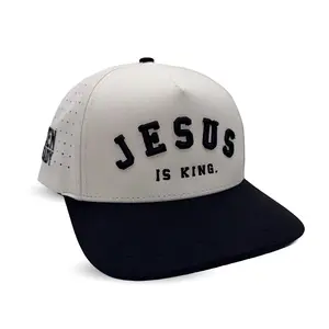 Jesus Is King Black Premium Snapback Hat